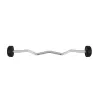 HMS GSL15 feste Hantel / gummierte gebrochene Stange 15 kg