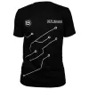 T-shirt der8auer PCB-Design Größe S, der8auer Markenbekleidung