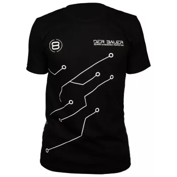 T-shirt der8auer PCB-Design Größe S, der8auer Markenbekleidung