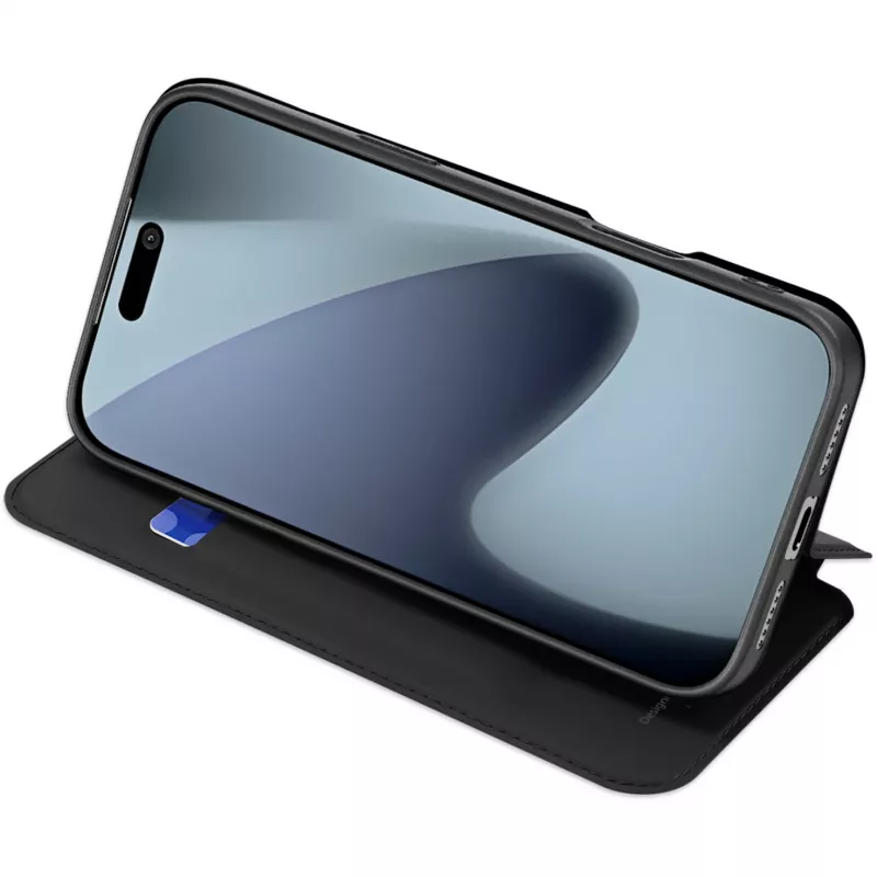Nevox Vario Series Booktasche für iPhone 17 Pro, Schwarz