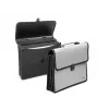 Handtasche Forpus, A4, 3 Fächer, Kunststoff, schwarz 0822-015