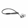 DICOTA D32068 Universal Mini Laptop-Kabelschloss, 0,3 m, 3 austauschbare Köpfe, Silber