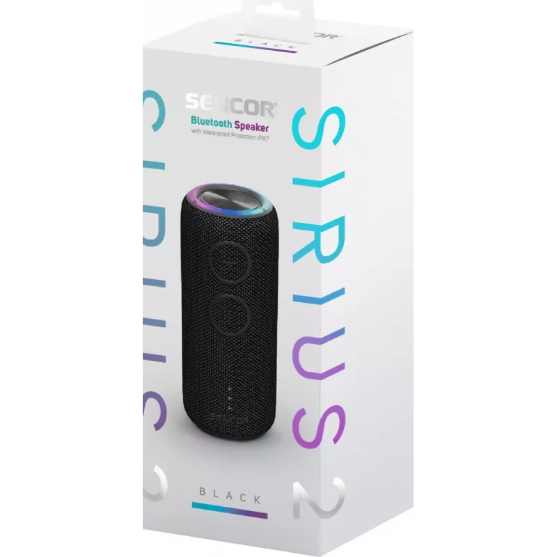 Bluetooth-Lautsprecher SIRIUS 2 Schwarz Leistung 20W