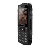 Hammer ROCK LTE robustes Mobiltelefon 48 MB RAM 128 MB, 2,4" IPS, Dual-SIM, 3G, IP68, 2 MP, 3000 mAh, Schwarz