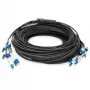 Digitus vorkonfektioniertes Glasfaser-Universal-Breakout-Kabel, 12 Fasern, LC/UPC, 50 m