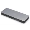 Digitus DA-70918 USB-C-Dockingstation, 13 Ports, 3x HDMI, 2x DP, 4x USB-A, 1x USB-C, RJ-45 1GbE, SD, Audio, 150 W
