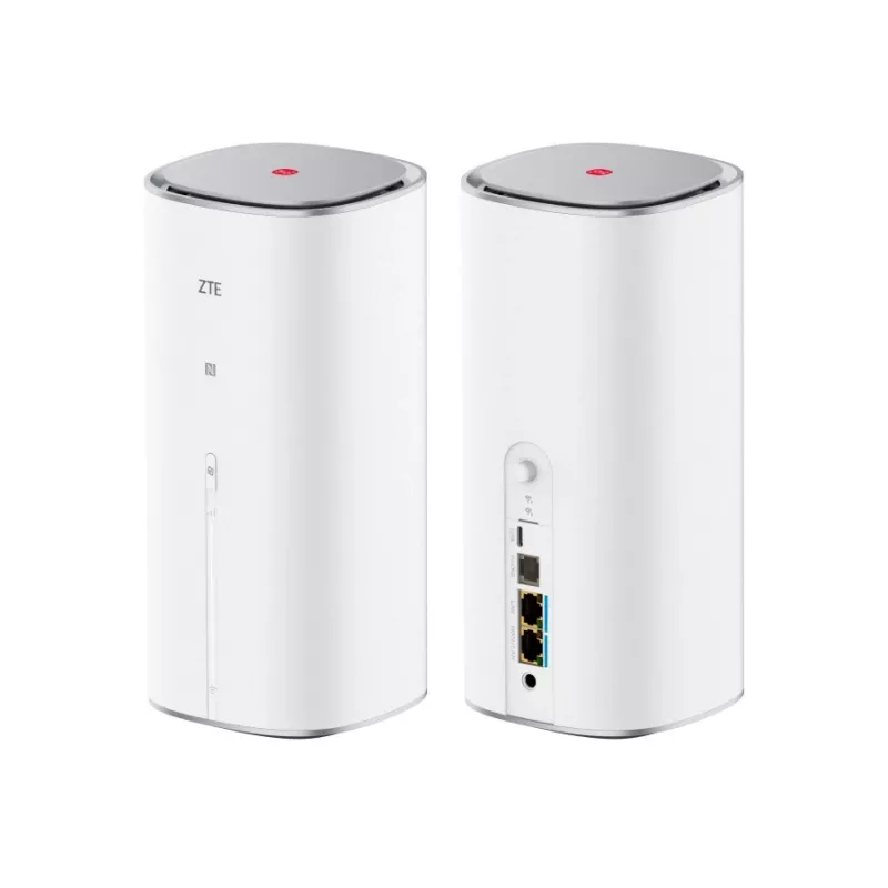 ZTE G5 Max Dual-Band WLAN-Router 802.11ac – 5G, Dual-SIM, 1x 2,5GbE, USB‑C, 48V, weiß
