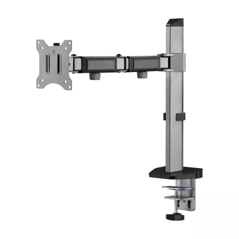 White Shark GMS-3204 Amenhotep I Monitor-Tischhalterung, 17-32 Zoll, VESA 75x75/100x100, bis 9 kg, grau