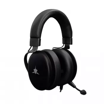 Gaming-Headset White Shark GH-2540 Elephant Schwarz mit RGB-Beleuchtung und abnehmbarem Mikrofon