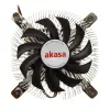 Akasa AK-CC7129BP01 Low-Profile-CPU-Kühler, 75 mm, LGA775/LGA1156/LGA1155/LGA1150, Aluminium