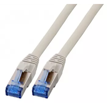 EFB-Elektronik RJ45 Patchkabel Cat.6A S/FTP TPECat.7 Rohkabel superflex Grau 1m Hersteller: EFB Elektronik (K5525FGR.1)