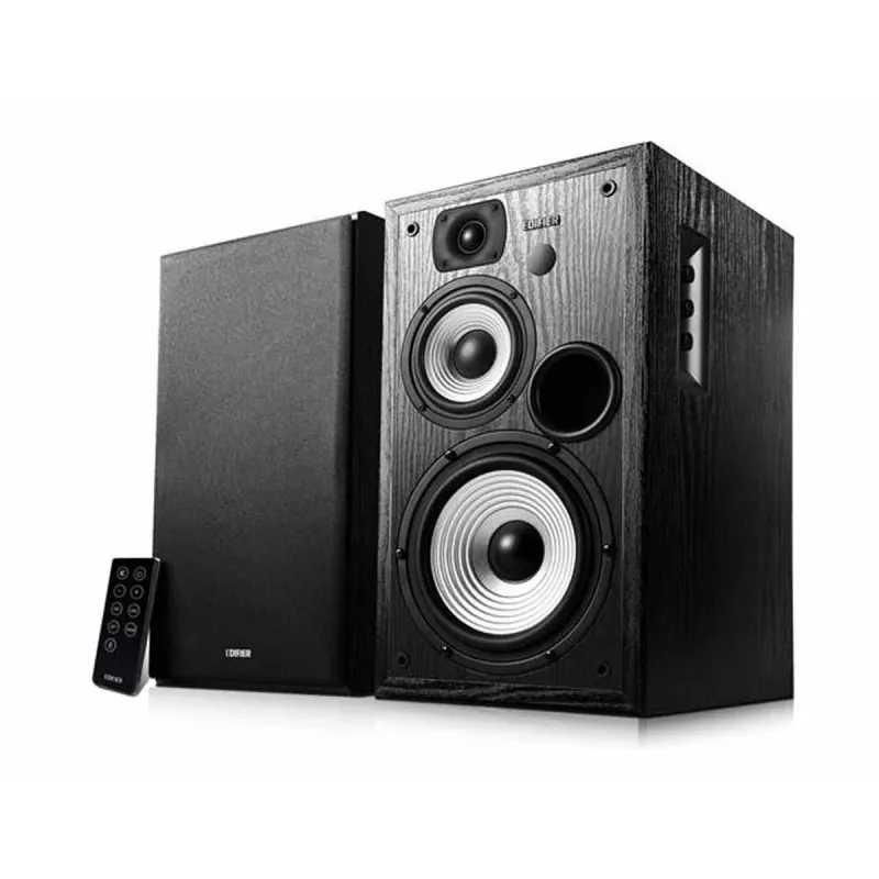 Edifier R2750DB 2.0 Lautsprecher, 136 W, Bluetooth, RCA, optisch, koaxial, Schwarz