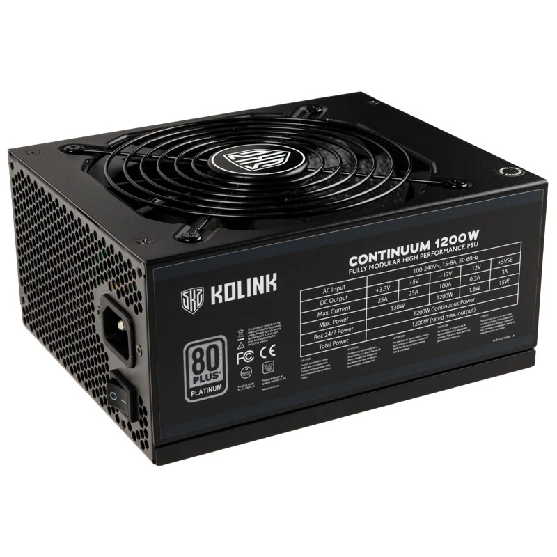 Netzteil Kolink Continuum 80 PLUS Platinum modular 1200W