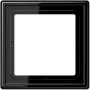 Jung LS 981 SW 1-fach Abdeckrahmen, Schwarz