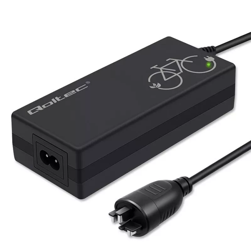 Ladegerät für E-Bike 36V/42V 2A mit Bosch 3‑Pin‑Stecker QOLTEC