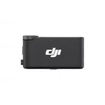 Mikrofon-Empfänger DJI Mic 3 Kamerahalterung schwarz – batteriebetrieben, inklusive 3,5-mm-Audio- und USB-Kabel