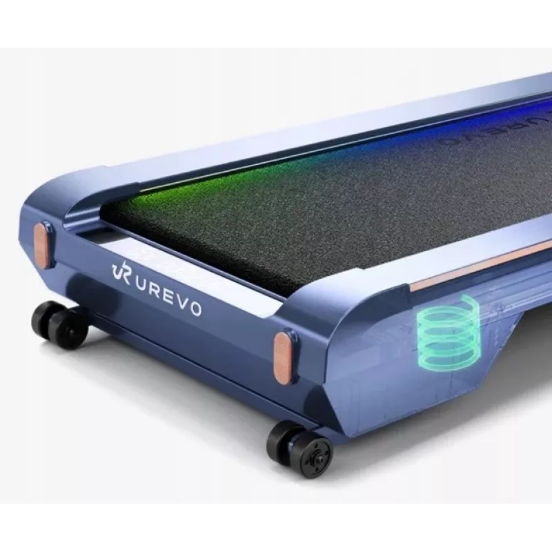 Laufband UREVO CyberPad — Lauffläche 419×1099 mm, Motor 2,5 PS, Geschwindigkeit 0,6–4 km/h, max. Benutzergewicht 120 kg