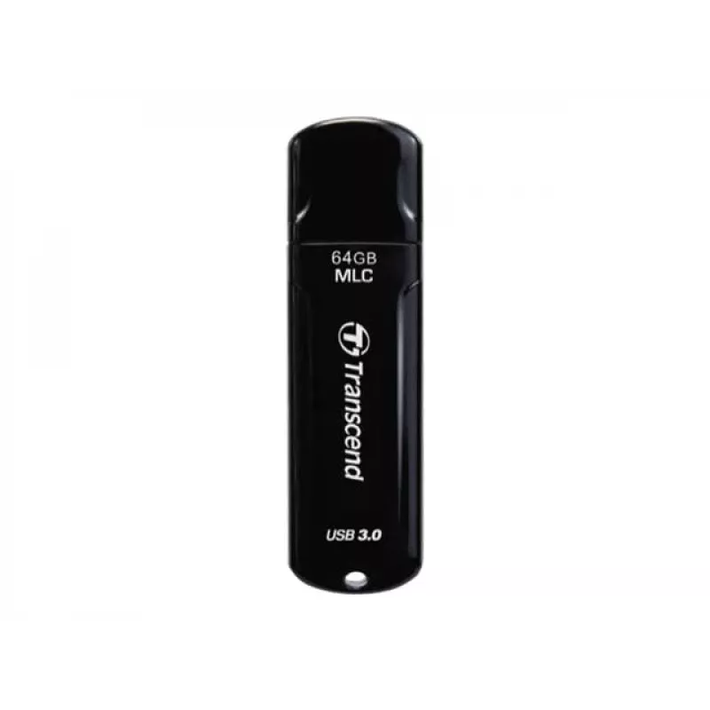 Transcend JetFlash 750 Endurance Series TS64GJF750K USB-Stick, 64 GB, USB 3.1 Gen 1, MLC, Klavierlack-Schwarz