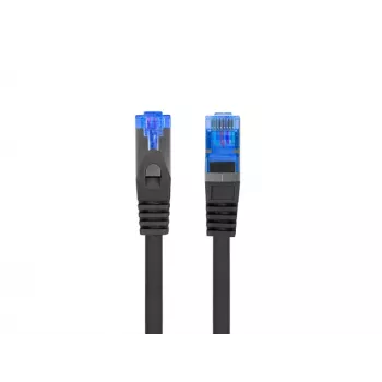 Netzwerkkabel LANBERG Cat6a S/FTP RJ-45 3 m, LSZH-Mantel, CCA-Leiter, 500 MHz, 26 AWG, schwarz