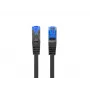 Netzwerkkabel LANBERG Cat6a S/FTP RJ-45 3 m, LSZH-Mantel, CCA-Leiter, 500 MHz, 26 AWG, schwarz