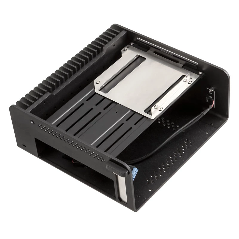 Streacom ST-FC8B Alpha Optical Fanless HTPC-Gehäuse + 120-Watt-Netzteil