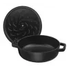 Staub Chistera 40511-472-0 Bräter 28 cm, rund, Gusseisen, 3,7 l, schwarz