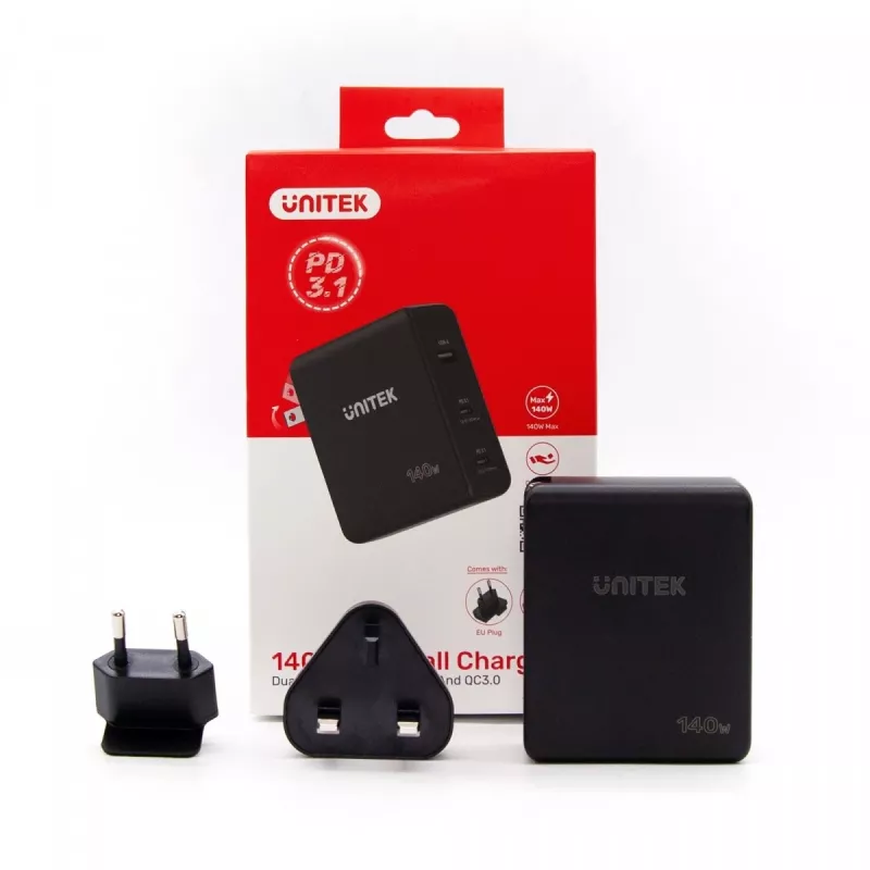UNITEK P1115A Ladegerät für Mobilgeräte Schwarz