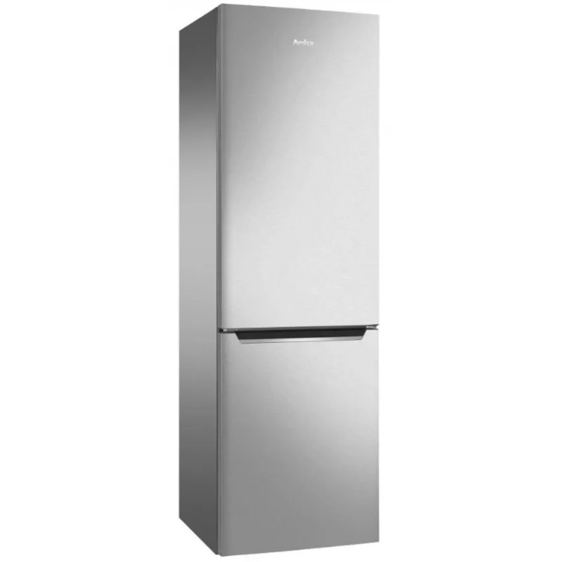 Kühl-Gefrierkombination AMICA FK 2995.2FTX(E) 299L — Inox, Gefrierfach unten, No Frost, 181 cm