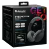 Defender FreeMotion B480 63480 kabellose On-Ear-Kopfhörer, Bluetooth 5.3, USB-C, AUX, microSD, bis zu 14 Std., 20-20000 Hz, Schwarz