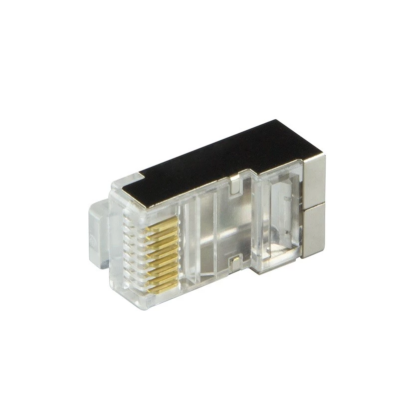 Steckverbinder CAT.6 RJ45 100 Stück, orange