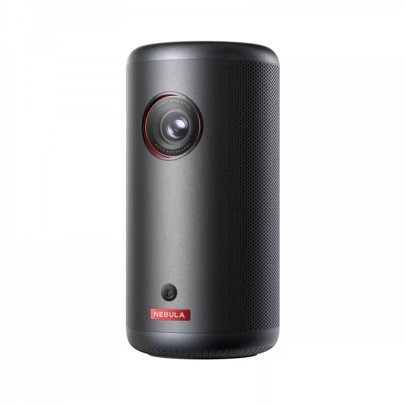 Anker Nebula Capsule 3 Laser Mini tragbarer Projektor, Full HD, 300 ANSI Lumen, Schwarz
