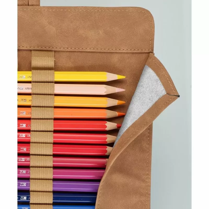 Federmäppchen Faber-Castell 180010 Weiches Federmäppchen PU-Leder Braun
