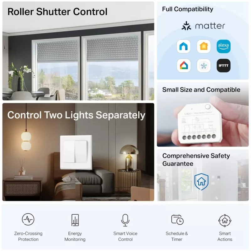 TP-Link Tapo S112 Smart-Switch-Modul, weiß