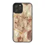 Schutzhülle iKins für Apple iPhone 12 / 12 Pro – Pink-Marmor-Design