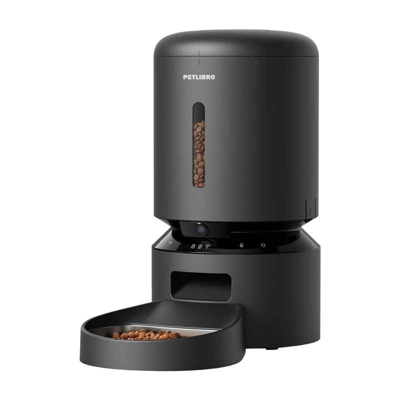 Petlibro Granary Automatischer Tierfutterspender mit Kamera, 5 L, Schwarz