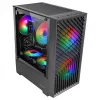 Tacens Mars MC-VORTEX mATX-Gehäuse, schwarz, 3x 120 mm FRGB-Lüfter