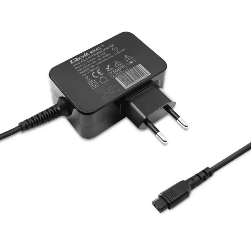 Universelles Netzteil QOLTEC 52414 65W mit 10 austauschbaren Steckern