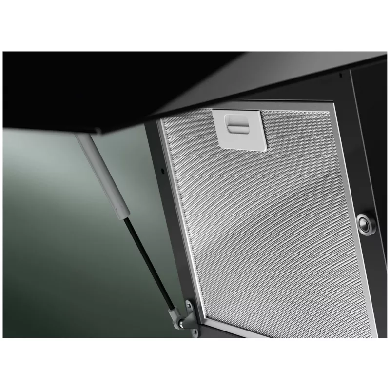 Electrolux LFV626K Kaminhaube, 60 cm (598 mm), max. 575 m³/h (710 m³/h Intensivstufe), 66 dB, LED, Touch-Bedienung, 3 Stufen, kabellose Verbindung zum Kochfeld, schwarz