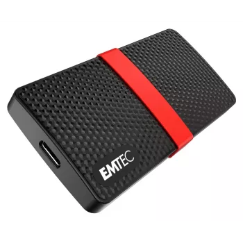 EMTEC SSD Power Plus X200 - SSD - 128 GB - extern (tragbar) - USB 3.1 Gen 1 (USB-C-Anschluss) (ECSSD128GX200)