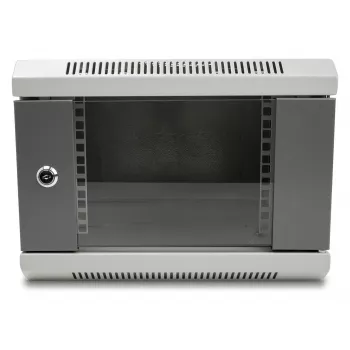 Wandmontierter Schrank DeLOCK 10 Zoll Netzwerkschrank 4U grau