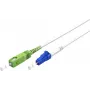 Goobay 59610 Glasfaserkabel 3 m SC/APC LC/UPC FTTH OS2 Weiß (59610)