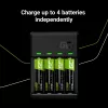 Ladegerät Green Cell GC VitalCharger mit 4× AA 2000mAh NiMH-Akkus