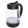 Lafe Essential XL CEG016 Glas-Wasserkocher, 2 l, 2200 W, schwarz