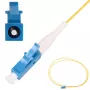 Extralink LC/UPC Pigtail, Singlemode G.652D, 900 µm PVC, 1 m, FTTH, gelb