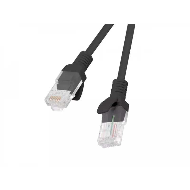 Patchkabel UTP Lanberg PCU6-10CC-0300-BK (RJ45 - RJ45, 3m, UTP, Kat. 6, Farbe Schwarz) (PCU6-10CC-0300-BK)