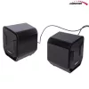 Audiocore AC865B 2.0 USB-Computers Lautsprecher, 6 W, Schwarz/Blau