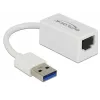 DeLOCK 65905 USB Type-A auf Gigabit LAN Netzwerkadapter, Weiß