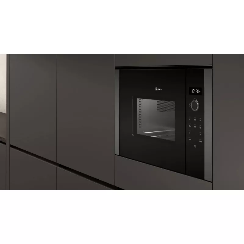 Neff HLAWD23G0 Mikrowelle Graphit Solo-Mikrowelle Einbau 20 L 800 W