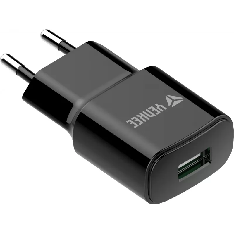 Netz-USB-A-Ladegerät YENKEE YAC 2013BK — 12 W, 2,4 A Ausgang