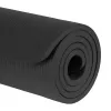 Rebel Active RBA-3151-BK Gymnastikmatte, TPE, 183 x 61 cm, 6 mm, Schwarz